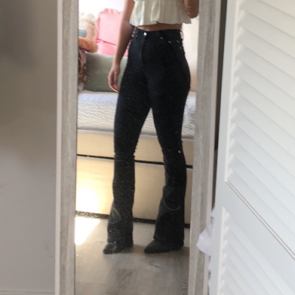 zara flare jeans